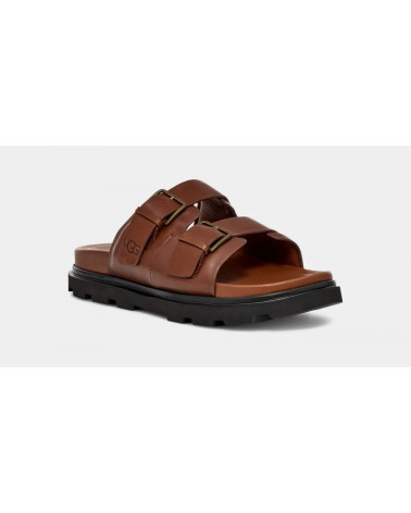 CAPITOLA BUCKLE SLIDE COGNAC