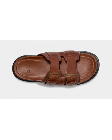 CAPITOLA BUCKLE SLIDE COGNAC