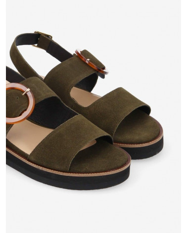 SIGUI SANDALE W SUEDE FOREST