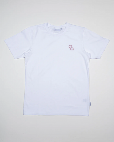 T-SHIRT - LOVER - Blanc