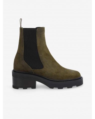 MIKE CHELSEA W OIL SUEDE OLIVE