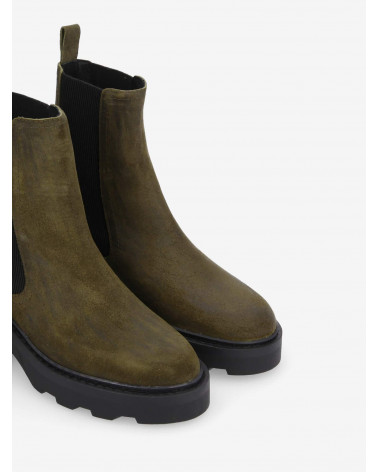 MIKE CHELSEA W OIL SUEDE OLIVE