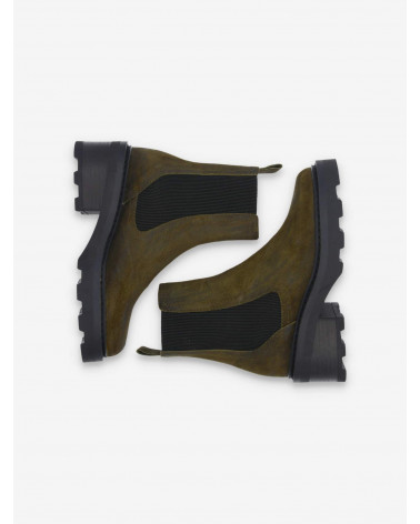 MIKE CHELSEA W OIL SUEDE OLIVE