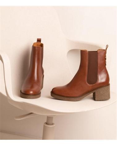 ALMA CUIR LISSE COGNAC