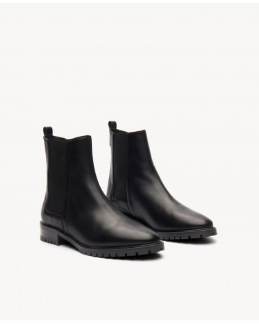 Bottines n°500 - Cuir - Noir