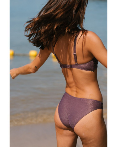 BAS AGATHE AUBERGINE