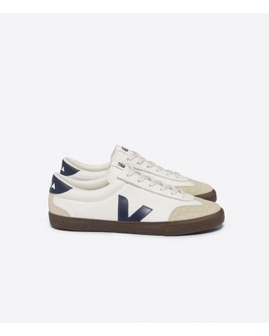 VOLLEY O.T. LEATHER WHITE NAUTICO BARK - HOMME