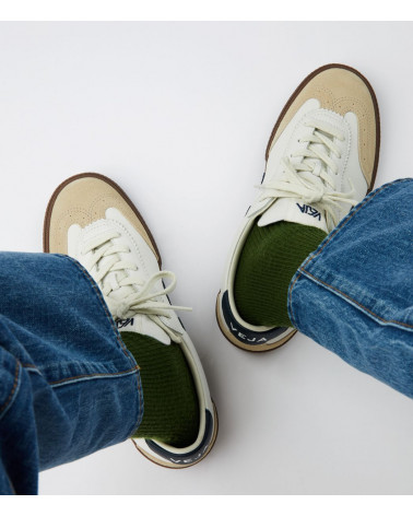 VOLLEY O.T. LEATHER WHITE NAUTICO BARK - HOMME