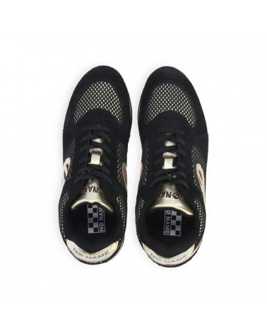PARKO JOGGER W SUEDE/M.REFLET BLACK/BLACK-GOLD