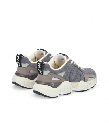 KRAZEE RUNNER M H.SDE/KNIT/NUB. CARBONE/GREY/L.GREY