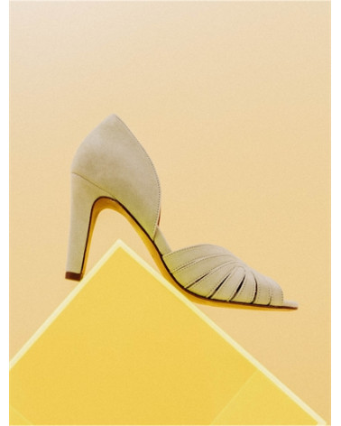 Paloma Amande Douce / Cuir de Chèvre Suédé