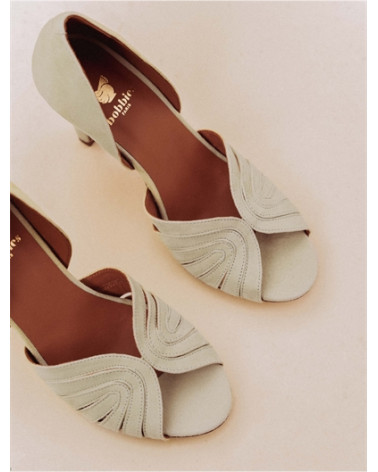 Paloma Amande Douce / Cuir de Chèvre Suédé