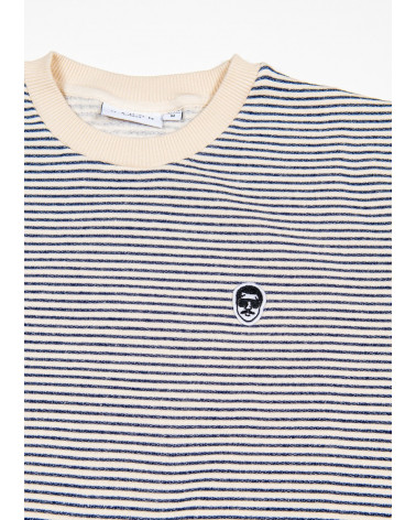 CREW - RAYURE - IVOIRE / BLEU MARINE