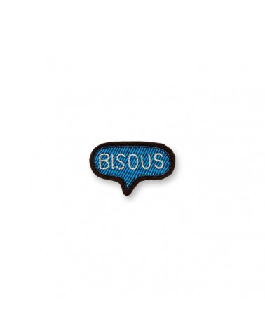 Broche - Bisous Bleu