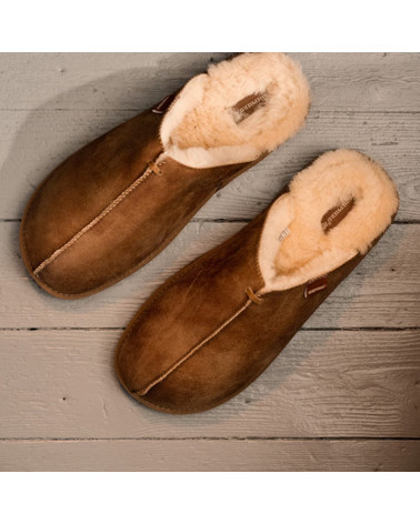 Hugo slippers Antique cognac