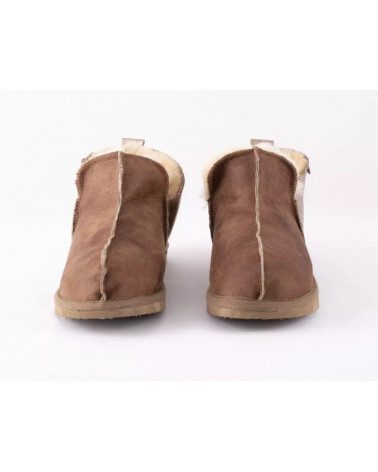 Annie slippers Antique cognac/gold