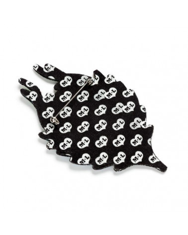 Grande broche - Plume multicolore