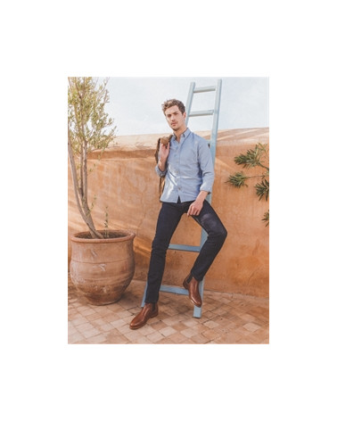 Pete (L'Horloger) Cognac / Cuir