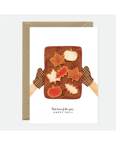 Carte - Happy fall cookies