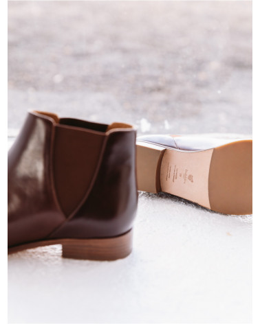 Chelsea Liqueur de Café / Cuir Pull-Up