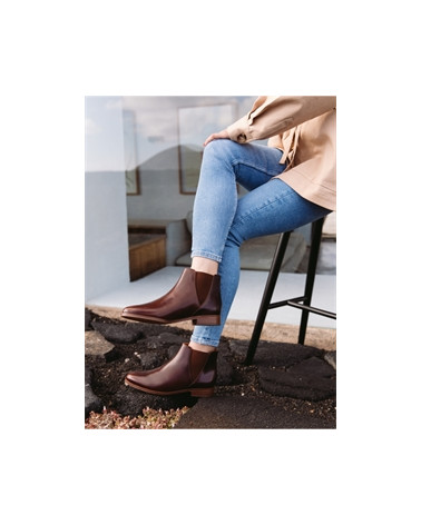 Chelsea Liqueur de Café / Cuir Pull-Up