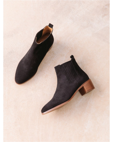 Thelma Noir / Cuir Suédé