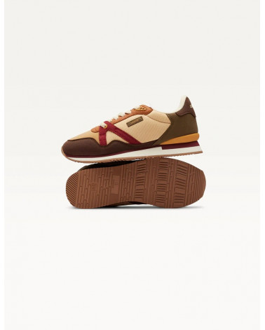 Andrée - Marron beige bordeaux