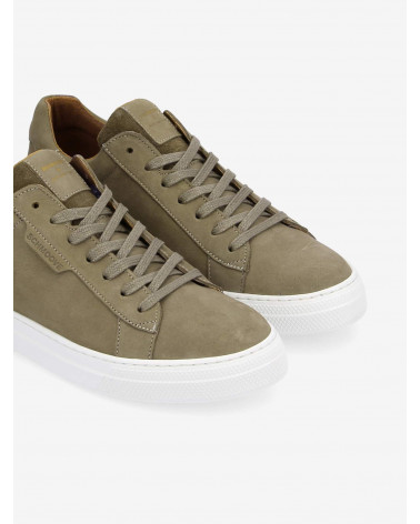 SPARK CLAY NUBUCK TILLEUL, SOLE WHITE