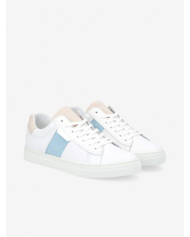 SPARK GANG M NAPPA/SUEDE/SDE WHITE/DOVE/CIEL