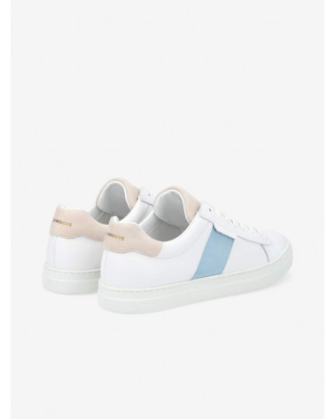 SPARK GANG M NAPPA/SUEDE/SDE WHITE/DOVE/CIEL