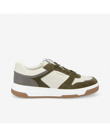 SMATCH SNEAKER M NAPPA/SDE/COUNT O.WHITE/ARMY/FOSSIL