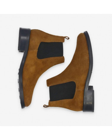 CANDIDE CHELSEA W SUEDE CUOIO
