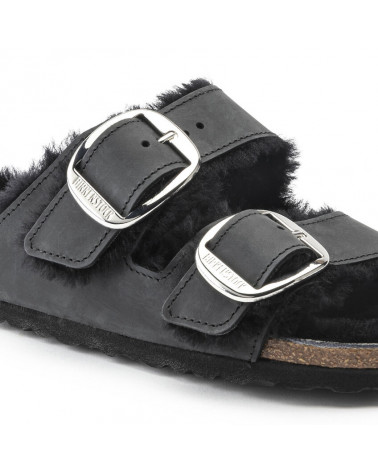 Arizona Big Buckle Shearling FL Black LAF