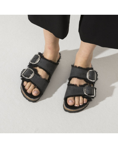 Arizona Big Buckle Shearling FL Black LAF