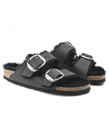 Arizona Big Buckle Shearling FL Black LAF