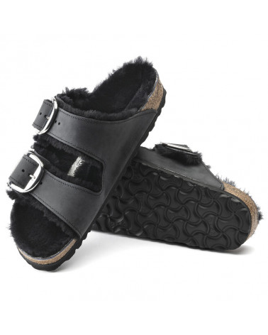 Arizona Big Buckle Shearling FL Black LAF
