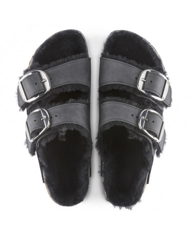 Arizona Big Buckle Shearling FL Black LAF