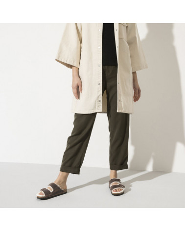 Arizona Cuir huilé Habana Shearling