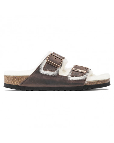Arizona Cuir huilé Habana Shearling