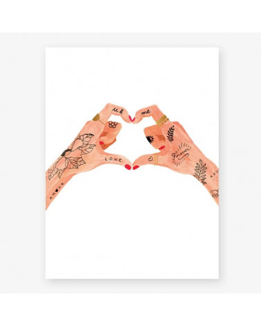 Affiche - Hands of love