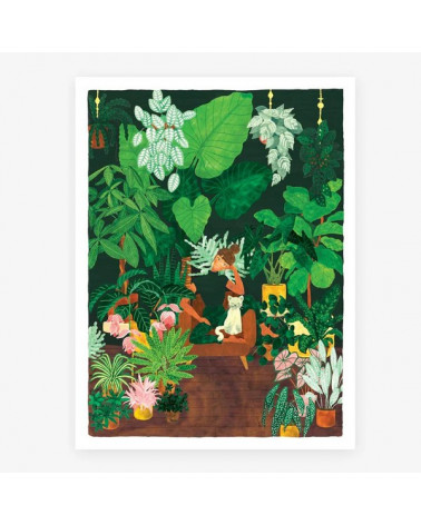 Affiche - Plant Addict Lady