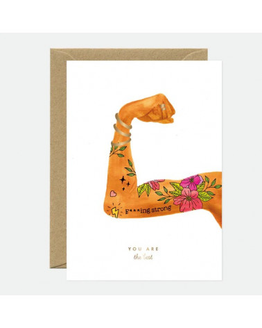 Carte - Gold You’re the best Woman