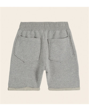 SHORT MOLLETON - GRIS CHINE