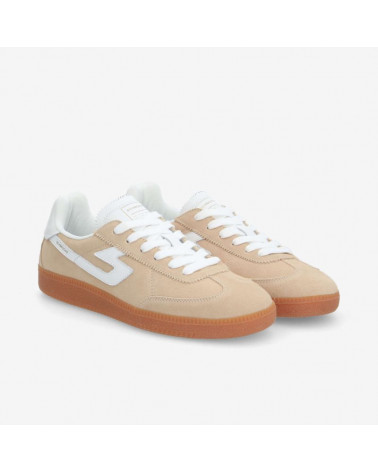 SHEFFIELD JOGGER M SUEDE/NAPPA BEIGE/WHITE
