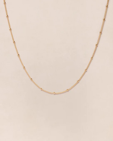 Le collier chaîne boules