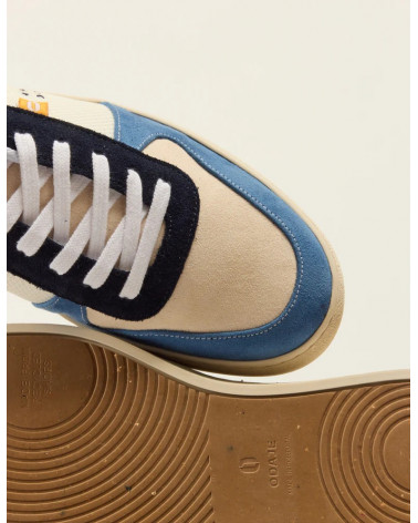 Arthur - Bleu ivoire moutarde