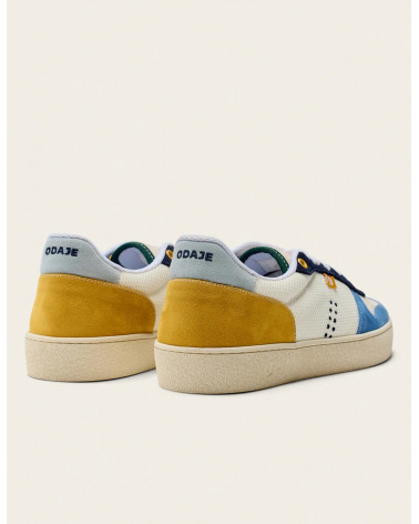 Arthur - Bleu ivoire moutarde