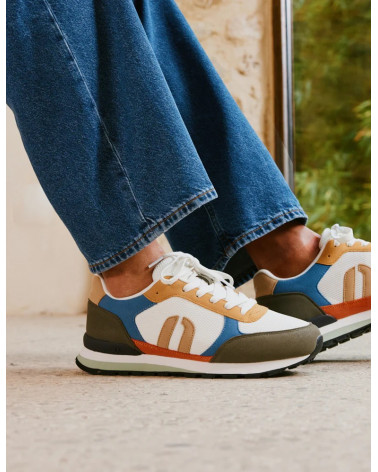 Adrien - Kaki blanc moutarde