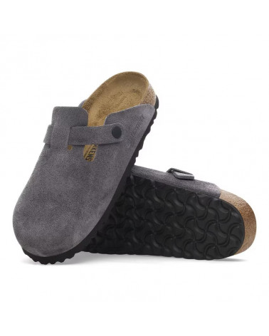 Boston - Suede Velvet Grey - Etroite