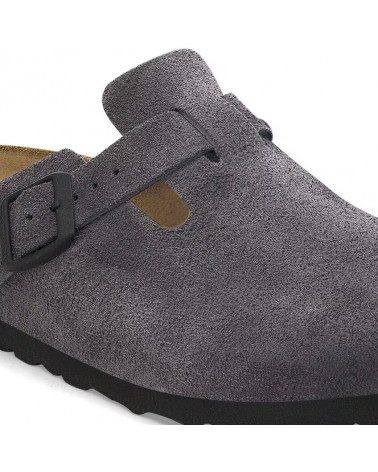 Boston - Suede Velvet Grey - Etroite